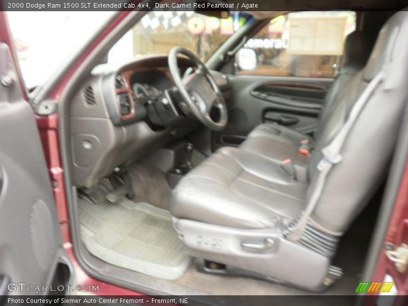 Dark Garnet Red Pearlcoat / Agate 2000 Dodge Ram 1500 SLT Extended Cab 4x4