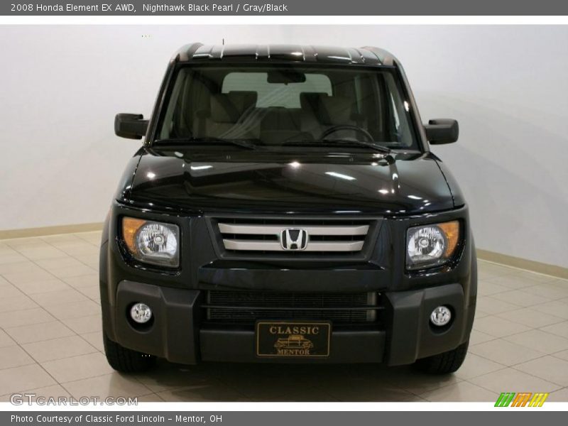 Nighthawk Black Pearl / Gray/Black 2008 Honda Element EX AWD