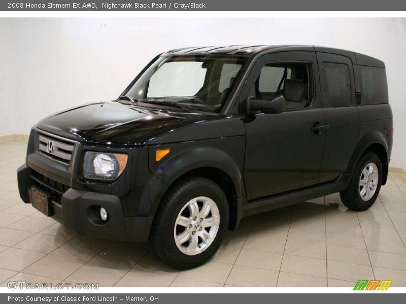 Nighthawk Black Pearl / Gray/Black 2008 Honda Element EX AWD