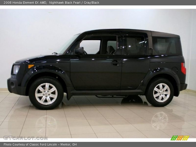 Nighthawk Black Pearl / Gray/Black 2008 Honda Element EX AWD