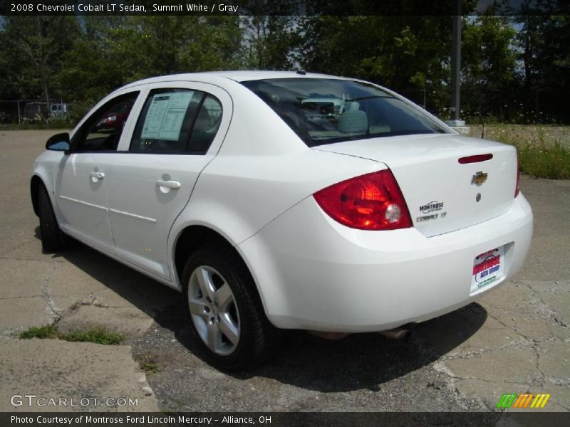 Summit White / Gray 2008 Chevrolet Cobalt LT Sedan