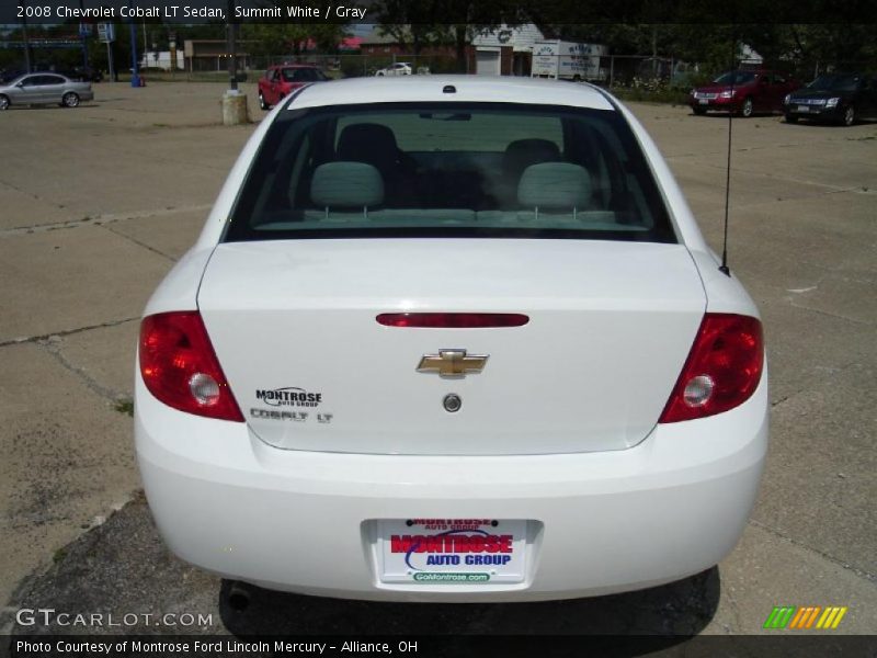 Summit White / Gray 2008 Chevrolet Cobalt LT Sedan