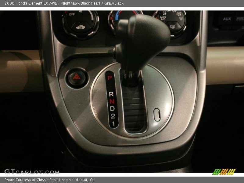 Nighthawk Black Pearl / Gray/Black 2008 Honda Element EX AWD