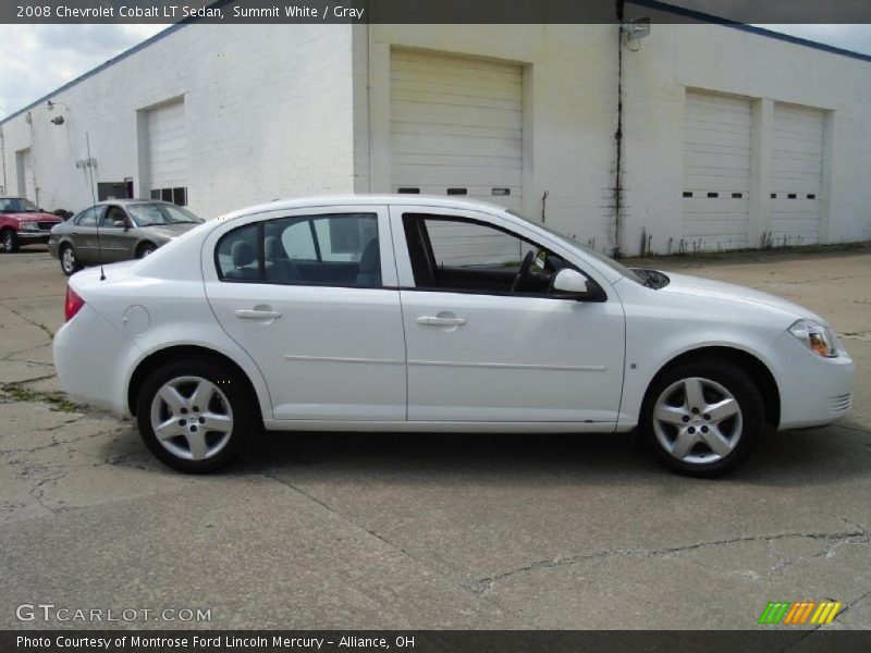 Summit White / Gray 2008 Chevrolet Cobalt LT Sedan