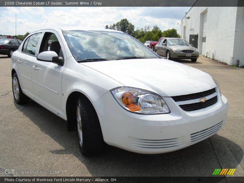 Summit White / Gray 2008 Chevrolet Cobalt LT Sedan