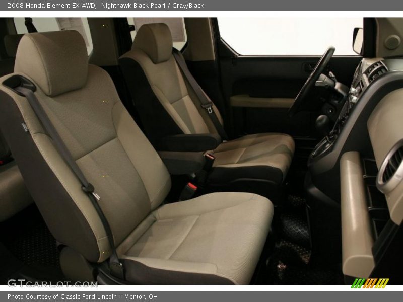 Nighthawk Black Pearl / Gray/Black 2008 Honda Element EX AWD