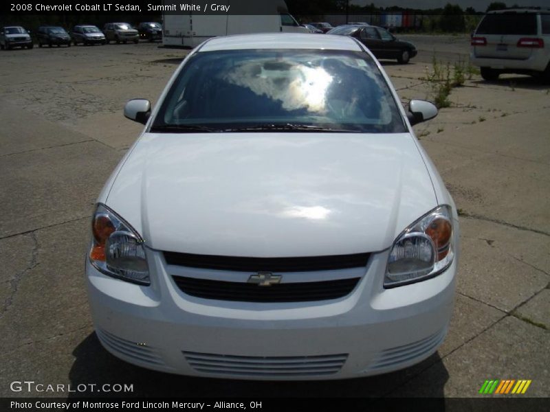 Summit White / Gray 2008 Chevrolet Cobalt LT Sedan