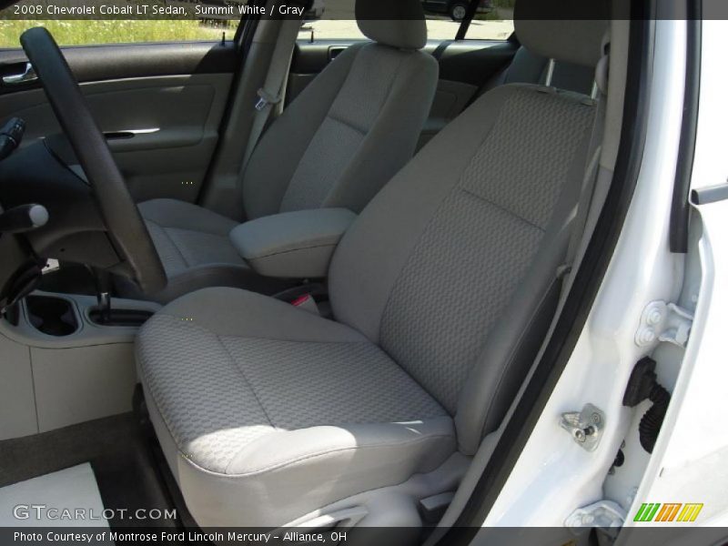 Summit White / Gray 2008 Chevrolet Cobalt LT Sedan