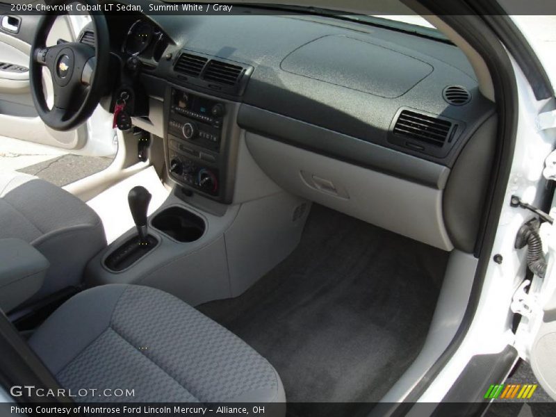 Summit White / Gray 2008 Chevrolet Cobalt LT Sedan