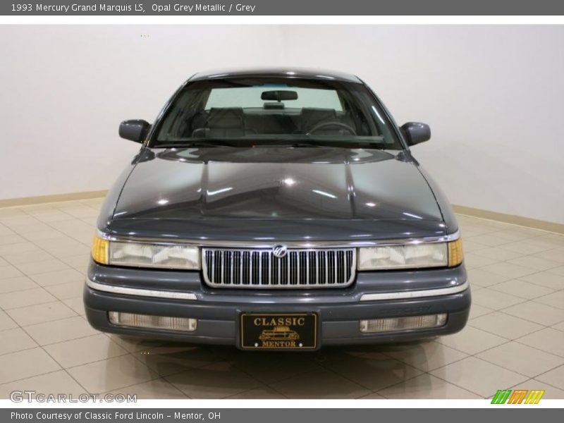 Opal Grey Metallic / Grey 1993 Mercury Grand Marquis LS