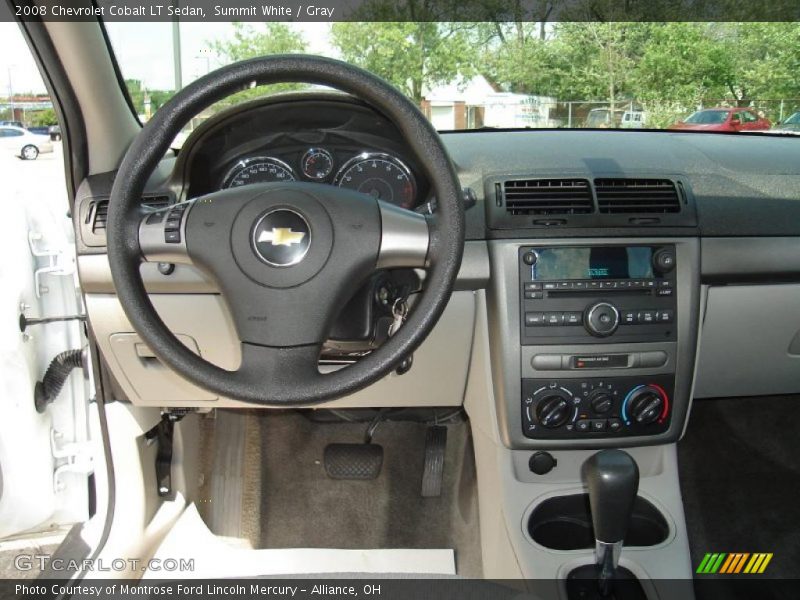 Summit White / Gray 2008 Chevrolet Cobalt LT Sedan