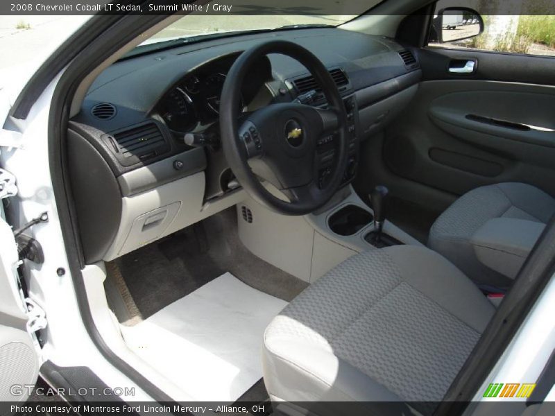 Summit White / Gray 2008 Chevrolet Cobalt LT Sedan