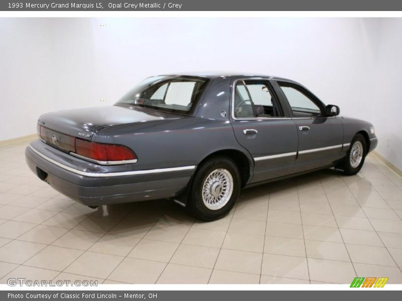 Opal Grey Metallic / Grey 1993 Mercury Grand Marquis LS