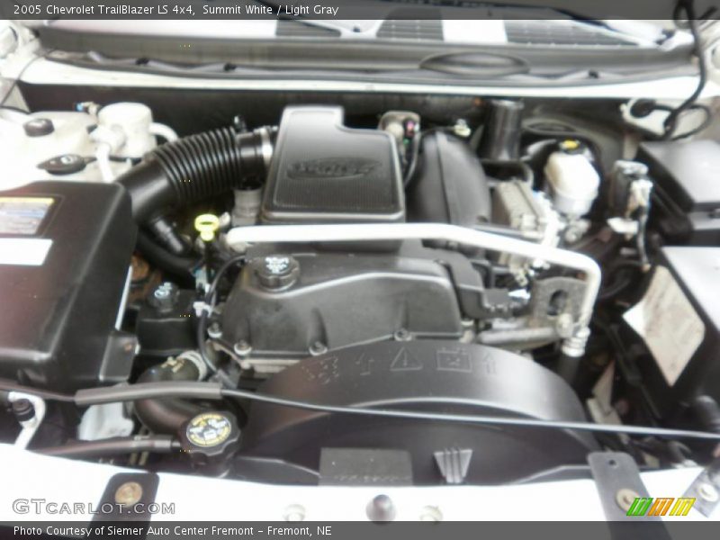 Summit White / Light Gray 2005 Chevrolet TrailBlazer LS 4x4