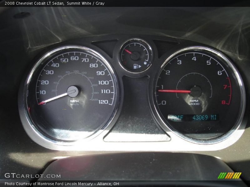 Summit White / Gray 2008 Chevrolet Cobalt LT Sedan
