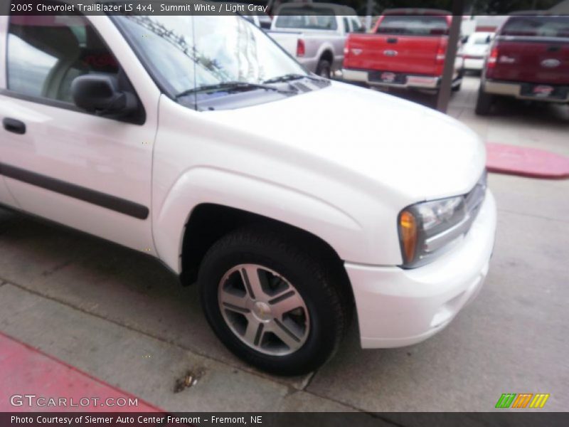 Summit White / Light Gray 2005 Chevrolet TrailBlazer LS 4x4