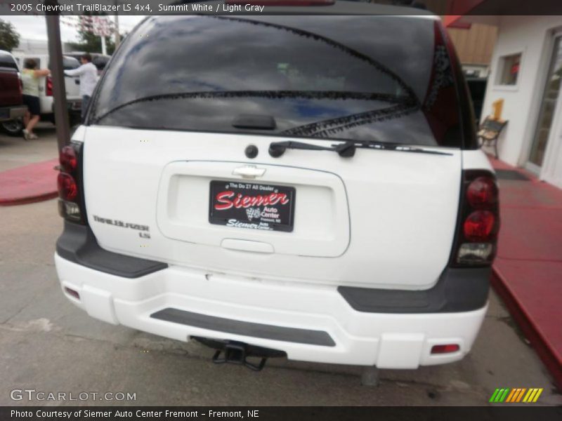 Summit White / Light Gray 2005 Chevrolet TrailBlazer LS 4x4