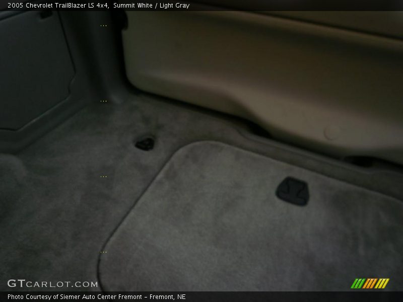 Summit White / Light Gray 2005 Chevrolet TrailBlazer LS 4x4