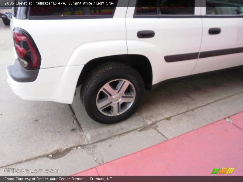 Summit White / Light Gray 2005 Chevrolet TrailBlazer LS 4x4