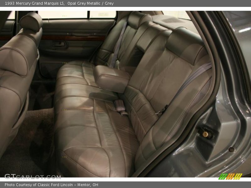 Opal Grey Metallic / Grey 1993 Mercury Grand Marquis LS