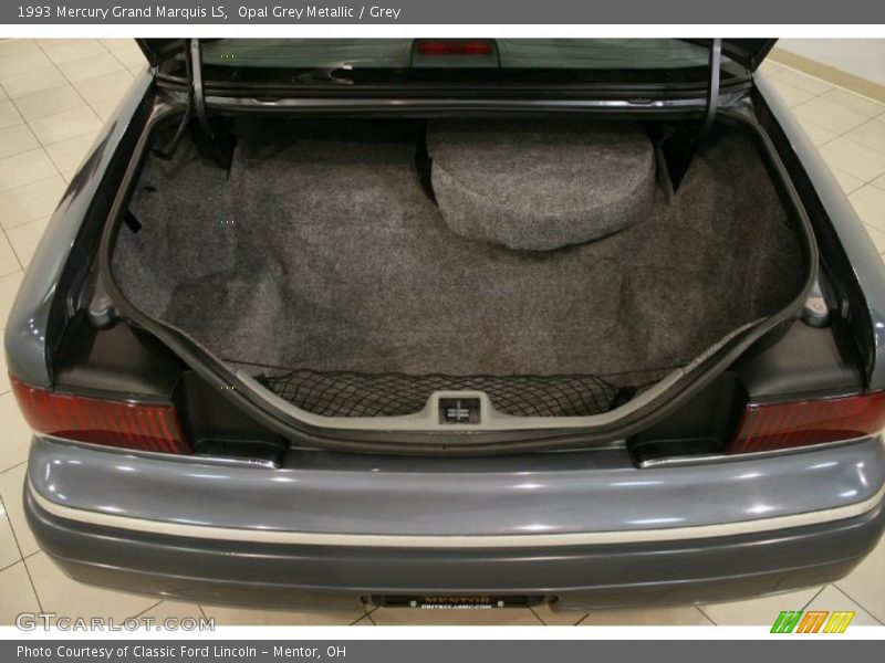 Opal Grey Metallic / Grey 1993 Mercury Grand Marquis LS