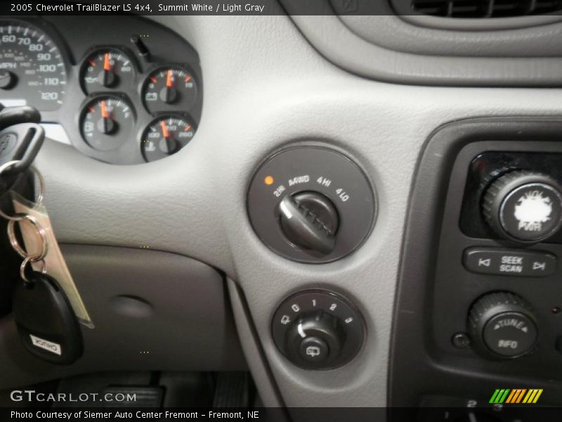 Summit White / Light Gray 2005 Chevrolet TrailBlazer LS 4x4