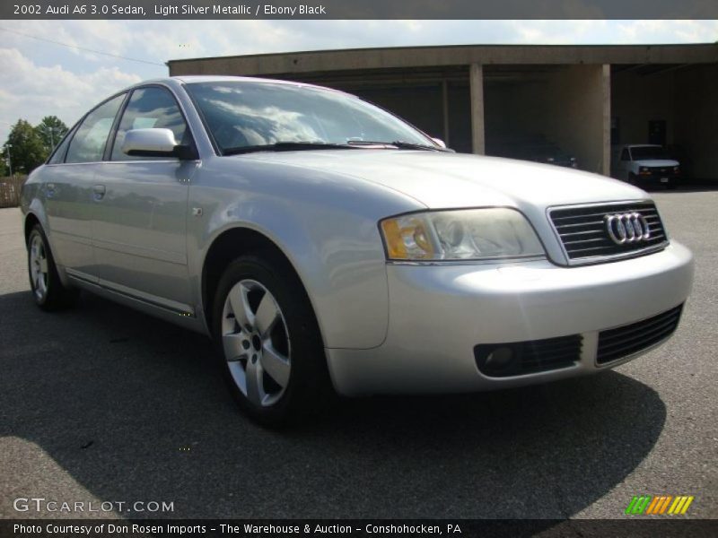 Light Silver Metallic / Ebony Black 2002 Audi A6 3.0 Sedan