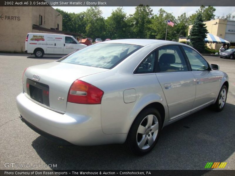 Light Silver Metallic / Ebony Black 2002 Audi A6 3.0 Sedan