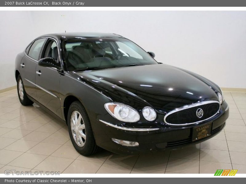Black Onyx / Gray 2007 Buick LaCrosse CX