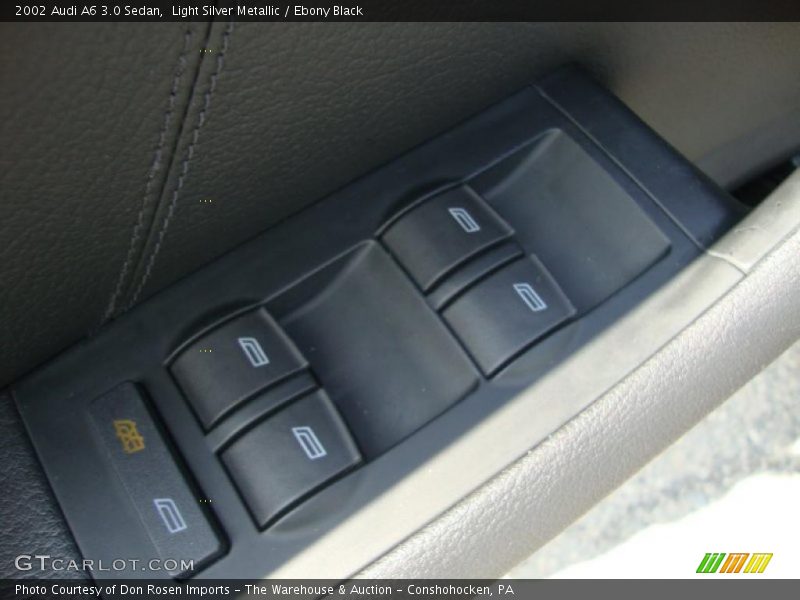 Light Silver Metallic / Ebony Black 2002 Audi A6 3.0 Sedan
