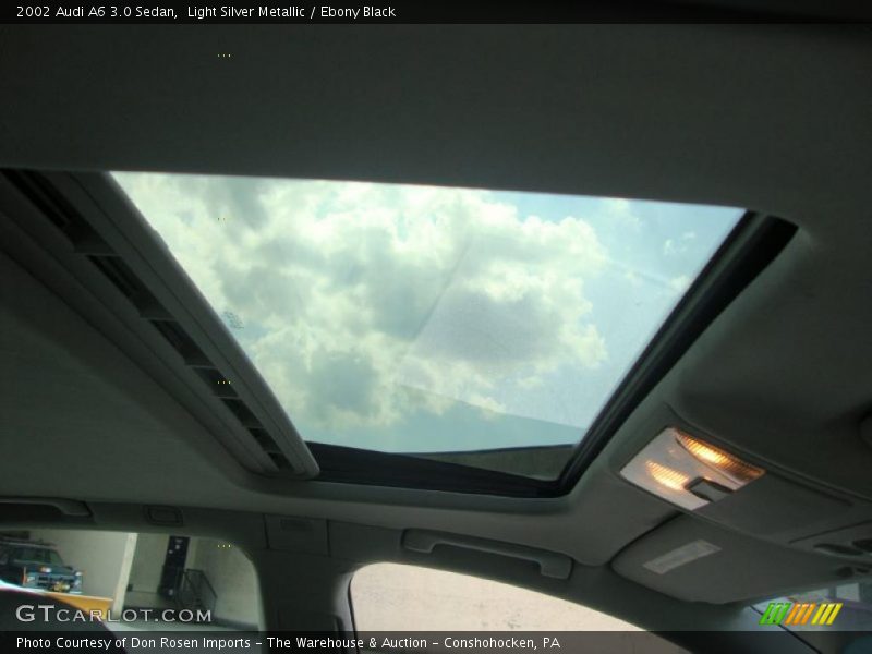 Light Silver Metallic / Ebony Black 2002 Audi A6 3.0 Sedan