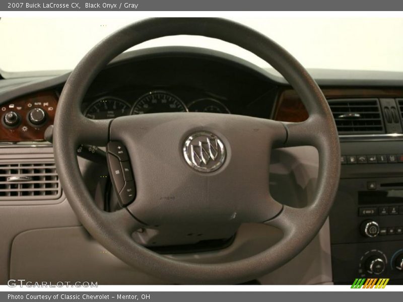 Black Onyx / Gray 2007 Buick LaCrosse CX