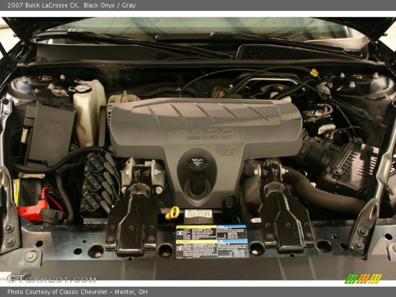 Black Onyx / Gray 2007 Buick LaCrosse CX