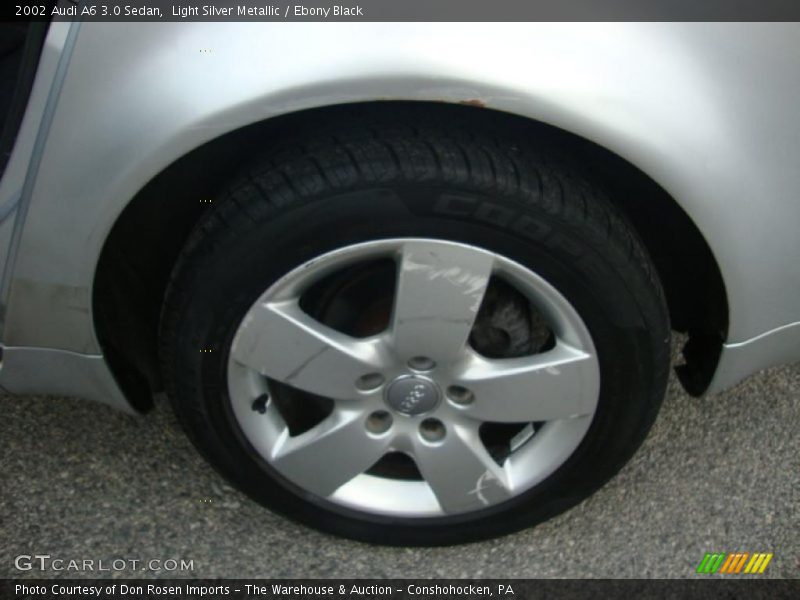 Light Silver Metallic / Ebony Black 2002 Audi A6 3.0 Sedan
