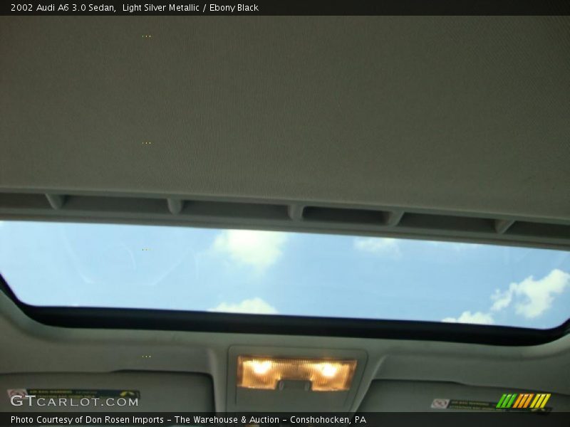 Light Silver Metallic / Ebony Black 2002 Audi A6 3.0 Sedan