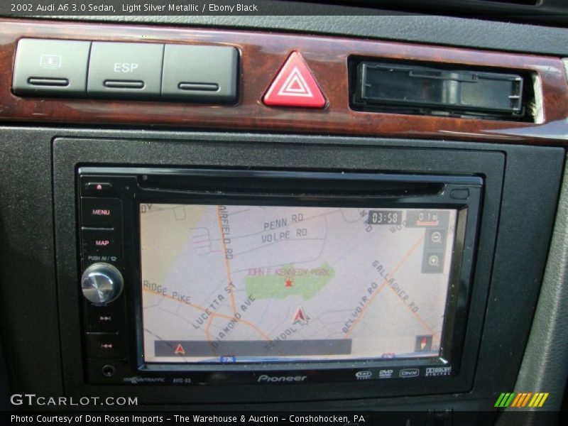 Light Silver Metallic / Ebony Black 2002 Audi A6 3.0 Sedan