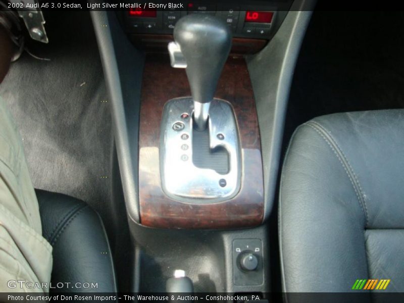 Light Silver Metallic / Ebony Black 2002 Audi A6 3.0 Sedan