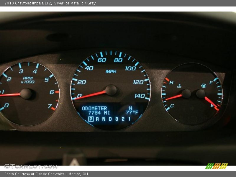 Silver Ice Metallic / Gray 2010 Chevrolet Impala LTZ