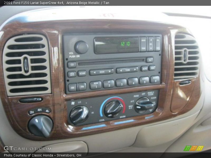 Arizona Beige Metallic / Tan 2001 Ford F150 Lariat SuperCrew 4x4