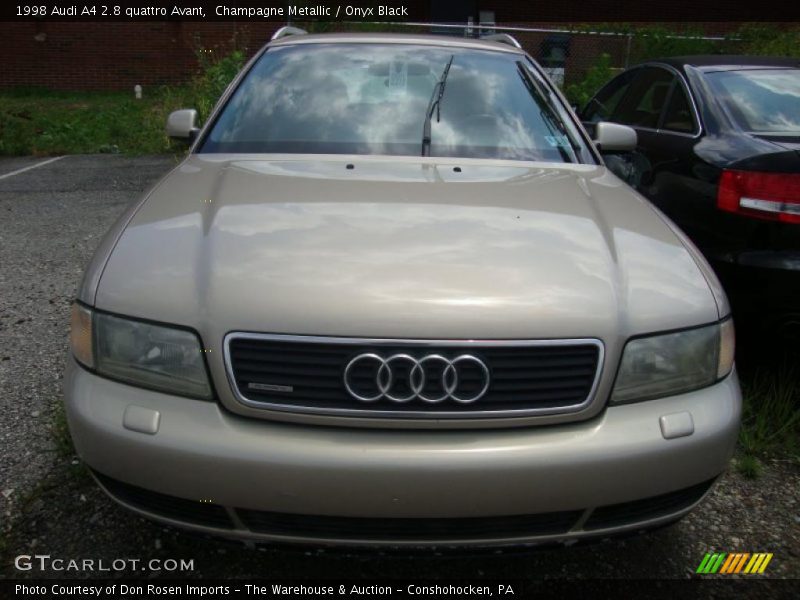 Champagne Metallic / Onyx Black 1998 Audi A4 2.8 quattro Avant