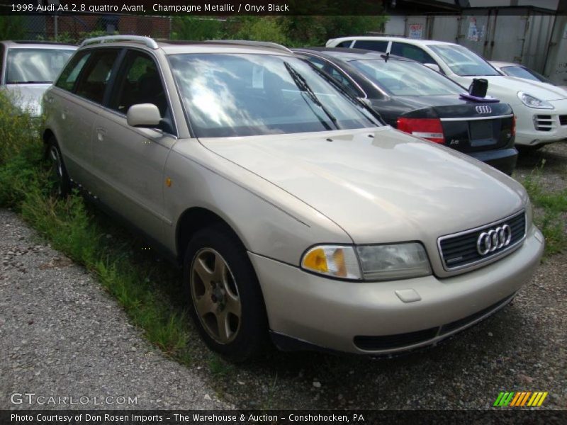 Champagne Metallic / Onyx Black 1998 Audi A4 2.8 quattro Avant