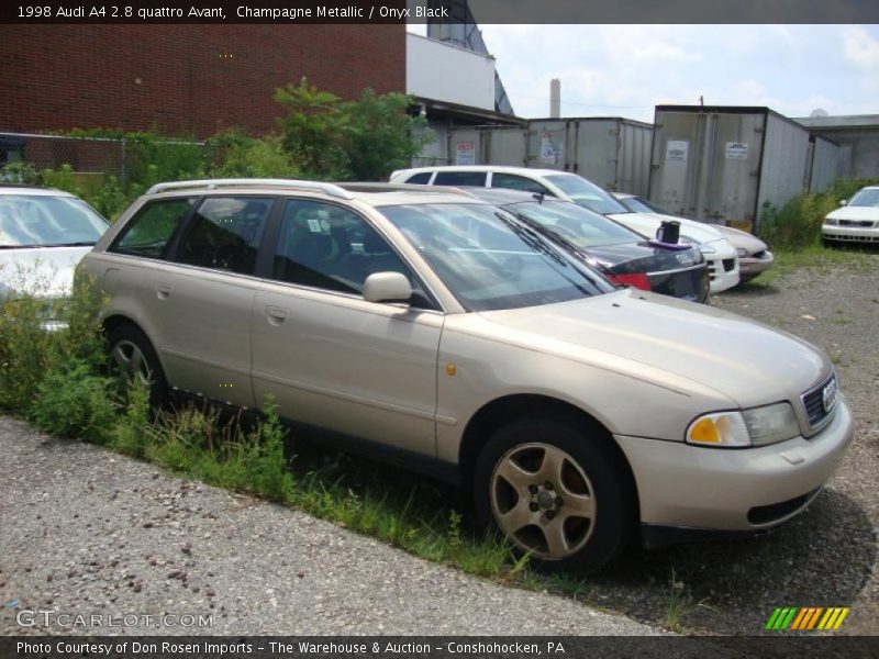 Champagne Metallic / Onyx Black 1998 Audi A4 2.8 quattro Avant