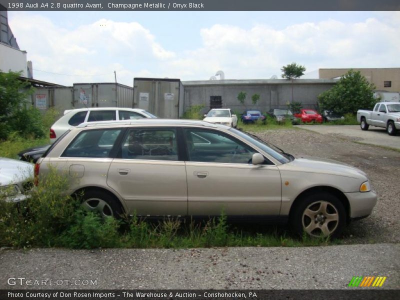 Champagne Metallic / Onyx Black 1998 Audi A4 2.8 quattro Avant