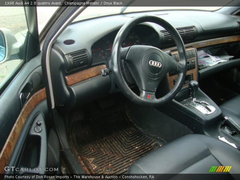 Champagne Metallic / Onyx Black 1998 Audi A4 2.8 quattro Avant