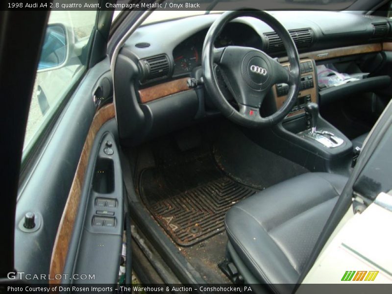 Champagne Metallic / Onyx Black 1998 Audi A4 2.8 quattro Avant