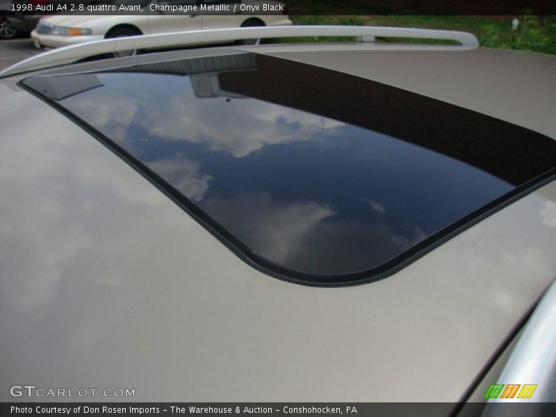 Champagne Metallic / Onyx Black 1998 Audi A4 2.8 quattro Avant