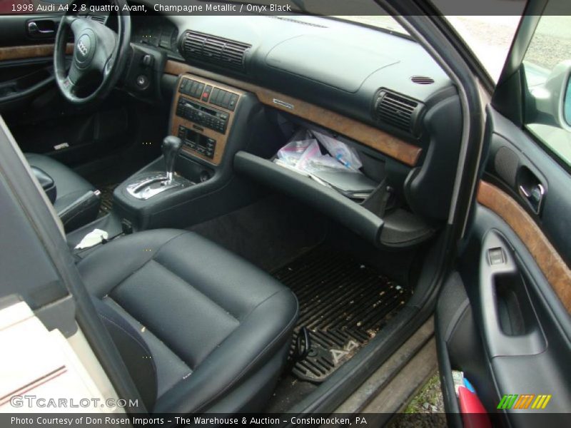 Champagne Metallic / Onyx Black 1998 Audi A4 2.8 quattro Avant