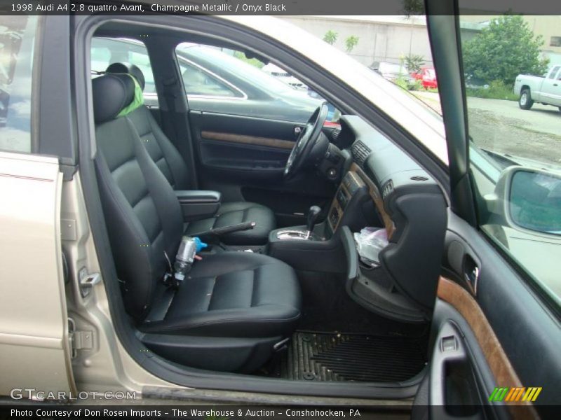 Champagne Metallic / Onyx Black 1998 Audi A4 2.8 quattro Avant