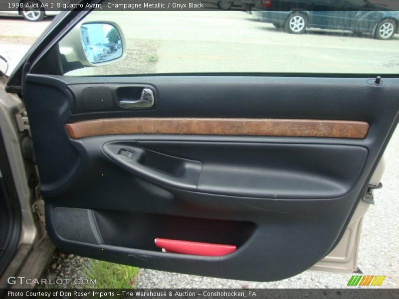 Champagne Metallic / Onyx Black 1998 Audi A4 2.8 quattro Avant