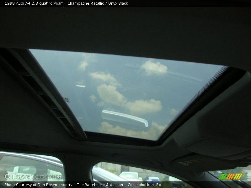 Champagne Metallic / Onyx Black 1998 Audi A4 2.8 quattro Avant